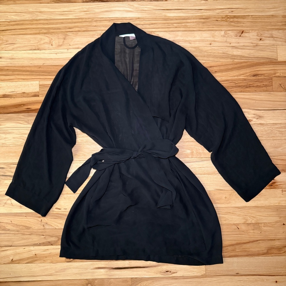 Victoria’s Secret Sheer Lingerie Kimono Short Wrap Robe